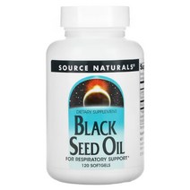 소스내추럴스 블랙 커민 흑 쿠민 씨드 시드 오일 500mg 120캡슐