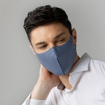 [비토] 하운드체크 그래핀 신소재 비말차단 패션마스크