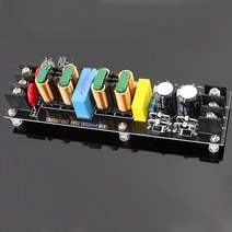 노이즈필터 110V 220V AC 전원 공급 장치 필터 보드 2000W 15A EMI 오디오 전력 증폭기용 고효율 잡음 억제, 한개옵션0