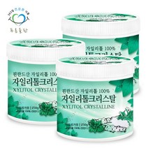 [푸른들판] 핀란드산 자일리톨 크리스탈 분말 가루 250gx3통, 옵션선택
