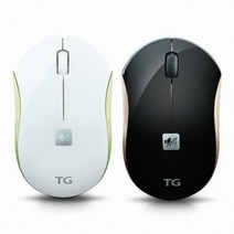 올콕TG삼보 소리없는 무선 마우스 TG-M9500G 사무용 가정용 무소음 도서관 고급 없는 판촉용 절전 저소음+allcokㅍㄱ, 옵_블랙