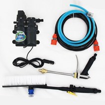 컨트롤러 고압세차 고압 휴대용 하이엔드 보관함 자동차 세척기 가정용 세차 물총 지능형 이중 펌프 브러시 12V 220V, 2.No storage box - 220 볼트 230