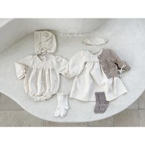 아기 봄 원피스 바디슈트 레이스 백일아기 6개월 여자아기 10개월 돌선물 촬영룩 나들이