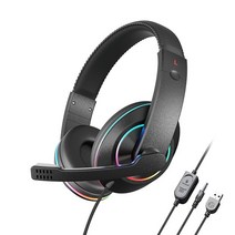 7.1채널 게이밍헤드셋 진동 ps5 3.5mm 잭 블랙 폰 스테레오 음악 유선 micfor ps4 pc 노트북 태블릿 xbox 닌텐도 스위치, rgb 라이트 박스 없음