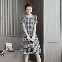 PigPug 22 여름 체크 원피스 여자