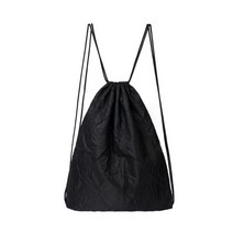 HAHARCHIVE 워털루 드로우 스트링 백 (크리즈 블랙) WATERLOO DRAWSTRING BAG (CREASE BLACK)