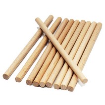 요기팜 DIY 나무 목재 우드 스틱 20cm x 1cm 10개 목봉 막대기 공예 만들기 재료