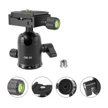 미러리스 짐벌 dji 핸드폰 3축 휴대폰 스마트폰 팔로우캠Tripods Ball Camera Ballhead Aluminium Alloy Made 5kg/11.0Ib Load Be, 한개옵션0