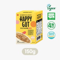해피갓 갓구운 유기농 통곡물 크리스피 시리얼 15g x 10ea(상자), 150g, 1개