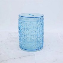 3D 퍼즐 학습 및 교육 완구 어린이 보관 상자 어린이 학생 선물 펜 컨테이너 돼지 저금통, Cp9036-blue, 규격 없음
