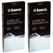 독일 커피머신 세정제 2x 10 정 Philips Saeco RI9125 24 커피 오일 리무버 커피 클린, A, 2-팩