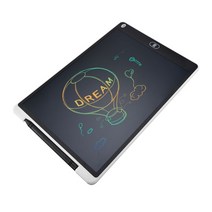 드로잉패드 액정타블렛12 인치 LCD 태블릿 전자 디지털 드로잉 보드 원 클릭 지울 수 있는 쓰기 패드 잠금, 04 Color Screen