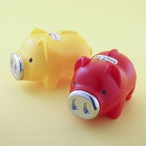 셀러허브 생활리빙 2p 스마트 돼지저금통(중)/팬시점판매용 운동회사, 기본