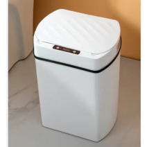 스마트 원터치 자동 센서 휴지통 13L 15L (밧데리 교체형), 블랙13L, 1개