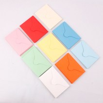아이엠 명함봉투 10매입 10cm x 7cm 미니케이스 사진 카드 쿠폰 스튜디오 증명사진 보증서, 분홍색