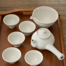 이천도자기 미색 5인 다기세트 전통 찻잔 선물용 _ 18747EA, 본상품선택