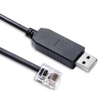 랩스 CP2102 USB RS232 직렬-RJ12 6P6C 데이터 케이블 키엔스 KV 시리즈 PLC-pc에 연결, [02] 1.8M, [01] Black, 02 1.8M_01 Black