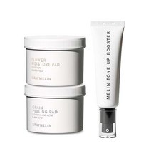 그레이멜린 곡물 필링패드OR플라워 보습패드+톤업부스터, 플라워보습패드/톤업부스터