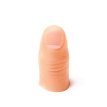 마술 손가락 의수 검지 약지 중지 인공 실리콘 모형, 새끼손가락 커버(하나 구매 시 하나 무료)
