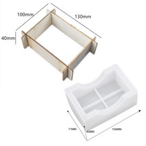 레진몰드 라운드 스퀘어 실리콘 몰드 에폭시 수지 코스터 보관 상자 스탈 컵 받침 주조, 07 06