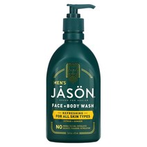 Jason Natural (제이슨 내추럴) Jason Natural 남성용 페이스 + 바디 워시 감귤류 + 생강 473ml(16fl oz), 5개