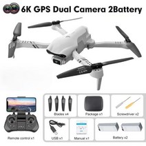 키덜트 프로페셔널 FPV GPS RC 드론 신제품 F10 프로 와이파이 6K HD 카메라 5G 폴드 쿼드콥터 거리 2KM 선물용 2022 년, F10-GPS-6K-2B