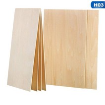 합판가격 나무합판 목재구입5개/10 개 2mm 4 발사 우드 시트 나무 접시 가정용 선박 공예 모델 장식 DIY 용, 03 H03