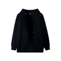 COSYEVNO 솔리드 캐주얼 데일리 커플 후드