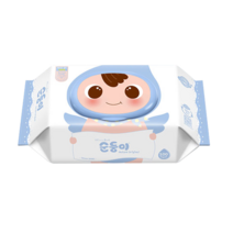 순둥이 네이처 오리지널 유아물티슈 캡형, 100매, 10팩