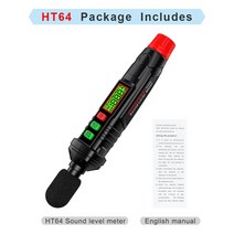소음 층간소음 측정기 HABOTEST HT64 소음 측정기 30-130dB 미니 디지털 음위 로거 오디오 db, 01 HT64