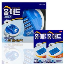 온마음샵 헨켈 홈매트 코드롤러 훈증기+교체용리필 30매X2개, 1세트