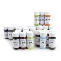 가죽공예 - 기리메 엣지코트 (무광-국산) 용량40ml 안전확인대상생활화학제품 환경부 승인, 오렌지 523