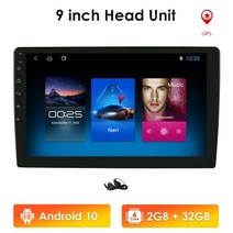 android 10 2 din for universal car radio 멀티미디어 플레이어 gps navigation car audio 스테레오 헤드 유닛 9 인치 10.1 인치, 협력사, 9인치 T2