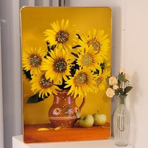 쿠칭아일랜드 돈벼락 재물가득 부자되는 해바라기 골드 액자 해바라기그림 해바라기액자