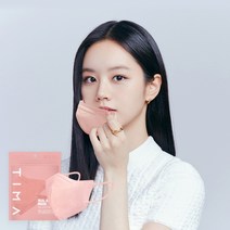 TS티마리얼무드마스크 KF94 50매입 대형 발렌타인핑크, 단품, 단품