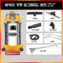 진공 청소기 세차장 특수 슈퍼 흡입 고출력 상업용 가정용 미용 봉제 산업 흡수, BF501 카펫 업그레이드(5m 호스)