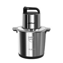 민서기 6L 1000W 대용량 고기 분쇄기 상업용 가정용, 6리터 1000w 대용량 2컵 3세트 나이프, 6리터 1000w 대용량 2컵 칼날 3세트모터