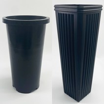 (500개) 5/5.6L PP 원형 사각 긴화분 슬릿화분 심경포트 아보카도키우기 귤나무용, 사각심경포트(5.6L)-500개