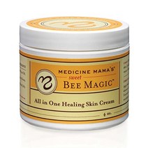 Medicine mamas athecary sweet bee magic - 올인원 모이스춰라이징 스킨 크림 - 건조하고 갈라진 피부 습진 화상을 진정시킵니다. 더 - 4온스