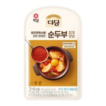 (냉장)다담 바지락순두부찌개양념140gx10개, 140g, 10개