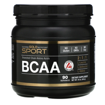 [1+1][454g] 캘리포니아골드뉴트리션 BCAA 비씨에이에이 필수아미노산 헬스 운동 전 부스터 보충제, 454g [1+1]