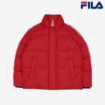 휠라 공용 로고 테잎 경량 푸퍼 덕 다운 FS2DJB4102X