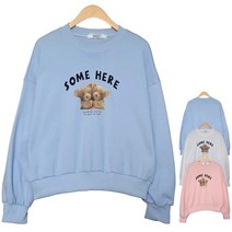 말괄량이[썸히얼맨투맨] 봄신상 주니어의류 10대의류 주니어옷 초등학생옷 아동복 남녀공용 여아의류 여아옷 맨투맨 후드티 크롭티