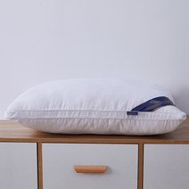 베개 싱글 베개 심 다운 벨벳 워싱 가능 프리미엄 마이크로 다운필 베개솜 높은형, 스테레오 화이트, 48*74cm 높은 베개