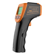 GM320S -50 ~ 600 ℃ / -58 ~ 1112 ℉ 고온 건 비 접촉 LCD IR 적외선 온도계, 주황색