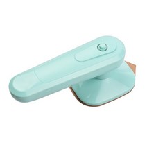 프레스 기 열 불도장 열전사 필름 머그컵전사 다리미 미니 열 프레스 기계 티셔츠 인쇄 스팀 가열 전송 핸, 연한 초록색, 우리를