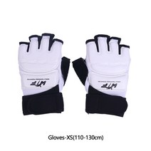 무릎보호대 패드 방지 태권도 보호 산다 훈련 핸드 가드 및 뱅킷 매치 장비 발 WTF 킥복싱, 01 Gloves-XS(110-130cm)
