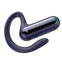 YSSHOP 골전도 헤드폰 비즈니스 이어폰 V5.0 무선 충전식 Hi-Fi 사운드 귀마개 러닝 스포츠 피트니스 사이클링 조깅, 1.06x0.79인치, 플라스틱, 푸른