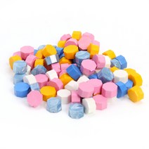 왁스타블렛 고체타블렛100 개몫 레트로 불 그림 씰링 왁스 태블릿 래커 씰링 스탬프, 12-정제 알약 구슬