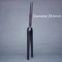 자전거 포크 충격 흡수 로고 없음 3K 광택 탄소 섬유 포크 도로 자전거 부품 25.4mm 28.6mm700C 사이클링, 04 Matte - 28.6mm